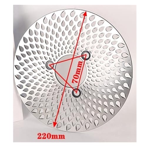 Disque de frein universel rotor de scooter 220mm 70mm compatible Ninebot M3 - 2