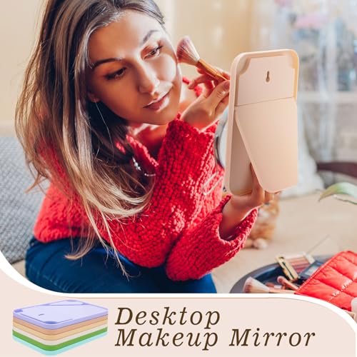 Cinnvoice 36 espejos de maquillaje de escritorio plegables miniatura 5