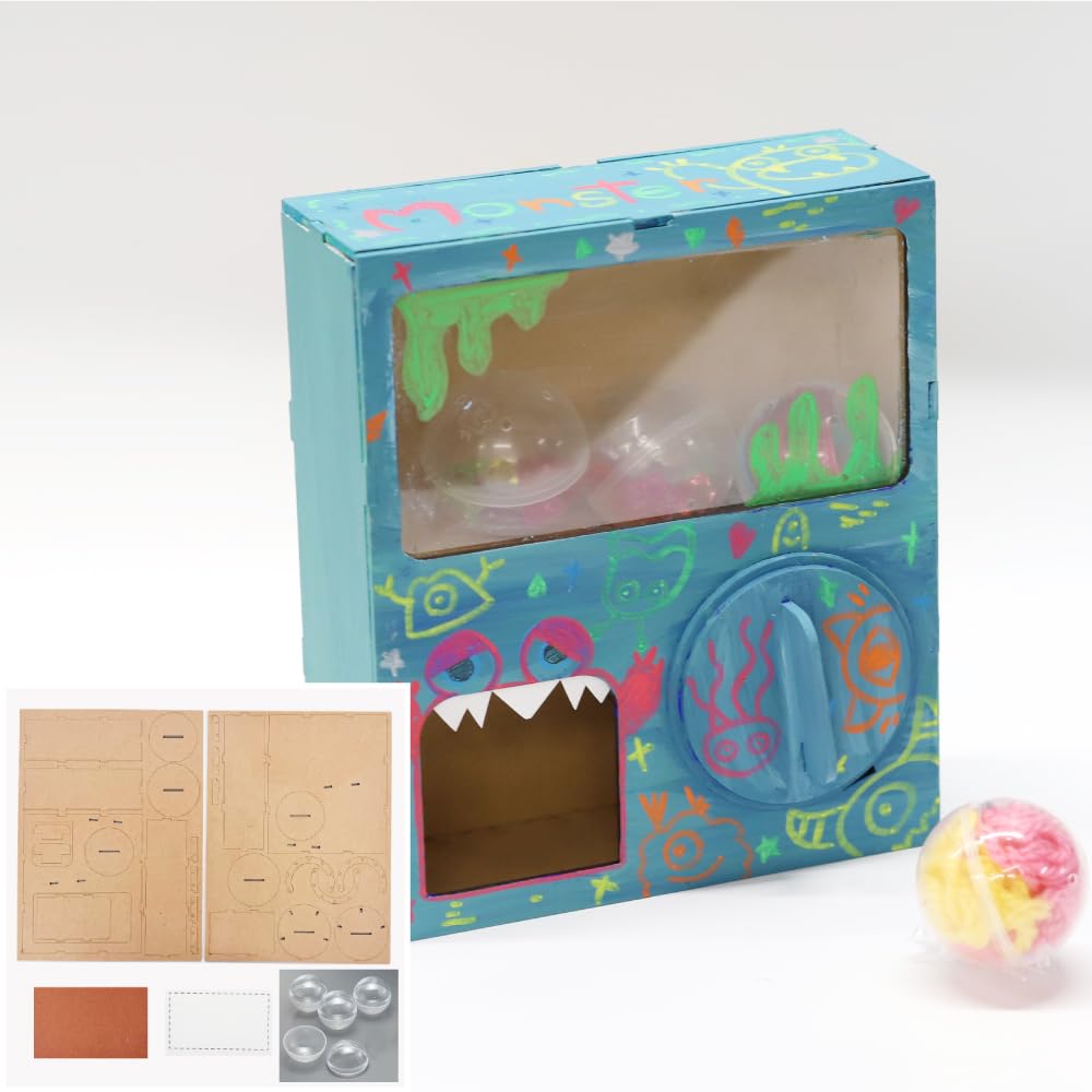 Amazon.co.jp: [たのつく] 木で作るミニガチャキット カプセル付