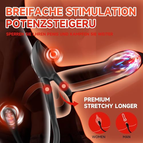 Anillo dual para el pene con estimulación de próstata y clítoris 6
