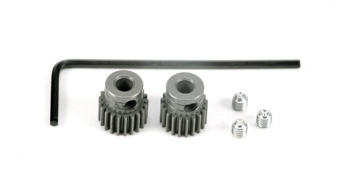 Tamiya HOP-UP OPTIONS OP-101 RD 04 Steel Pinion (20T, 21)