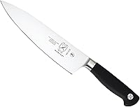 Mercer Culinary Genesis 8-Inch Chef's Knife M21078 - Forged High-Carbon German Steel, Short Bolster, Non-Slip Ergonomic Handle