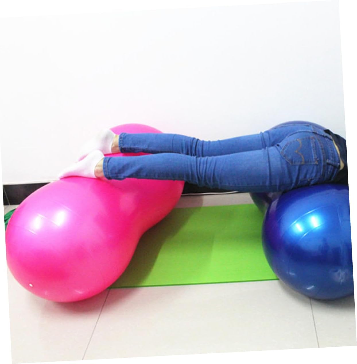 Explosion Yoga Ball Exercise Ball for Home Gym Equipment Balancing Stability Training Tool Thicken