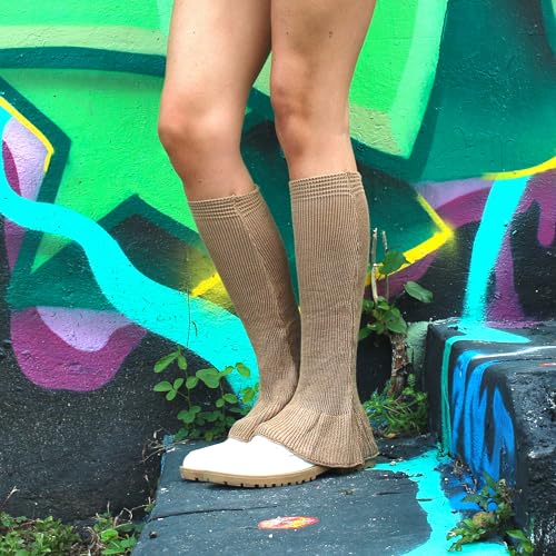 Millennials In Motion Flared Socks Y2K Goth Kawaii Leg Warmers4