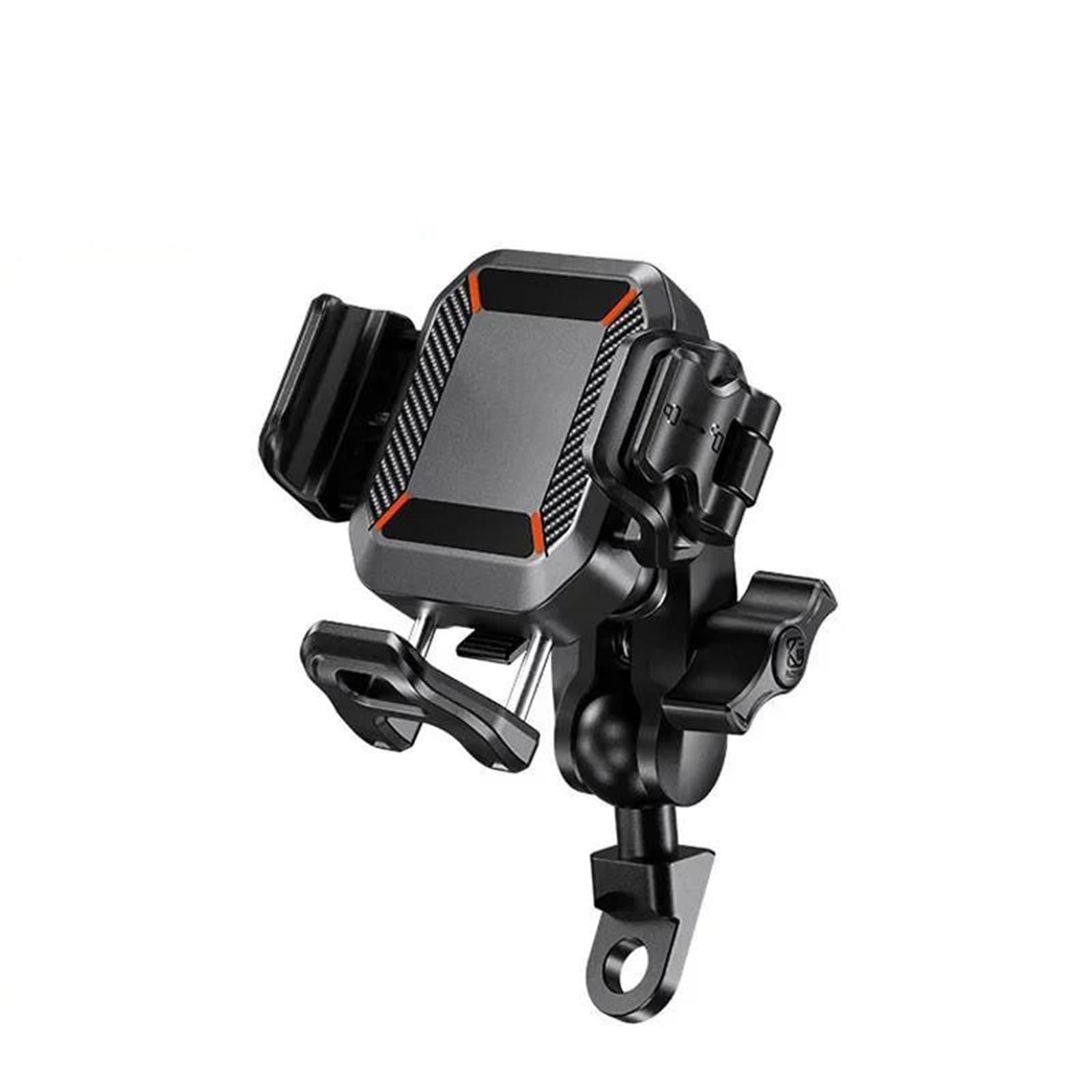 Supporto Per Navigazione Per Moto – Adatto Per Motociclette | Porta Cellulare Moto Antifurto Antiurto Caricabatterie Wireless 15W e Ricarica Rapida USB C 36W(Style 1)