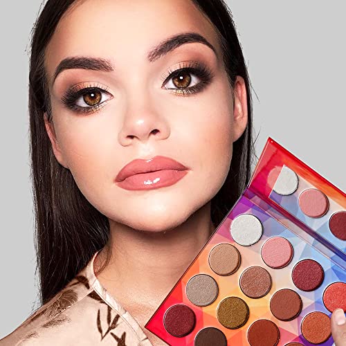 De'lanci Nude Cream Eyeshadow Palette, Warm Neutrals Smokey Highly Pigmented In Blendable Matte & Shimmer Finishes, Waterproof & Creaseproof Summer Makeup Palette With Long Lasting Creamy Eyeshadow #TOP4