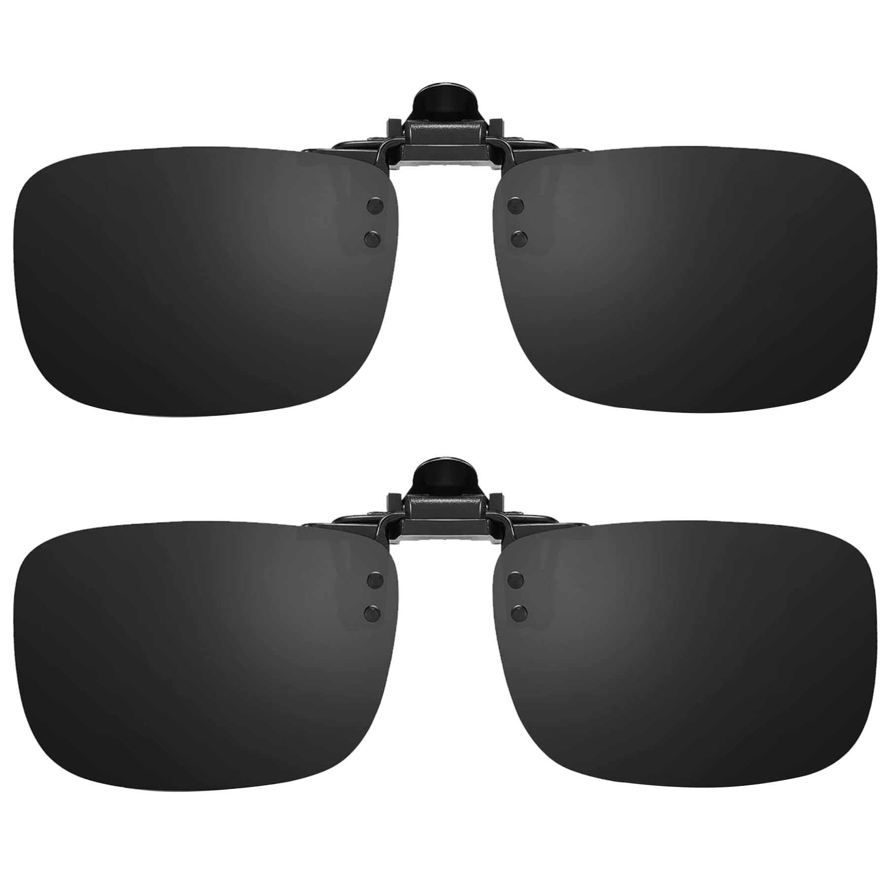 FRAZALA Polarized Flip up Clip-on Sunglasses Anti-Glare UV 400