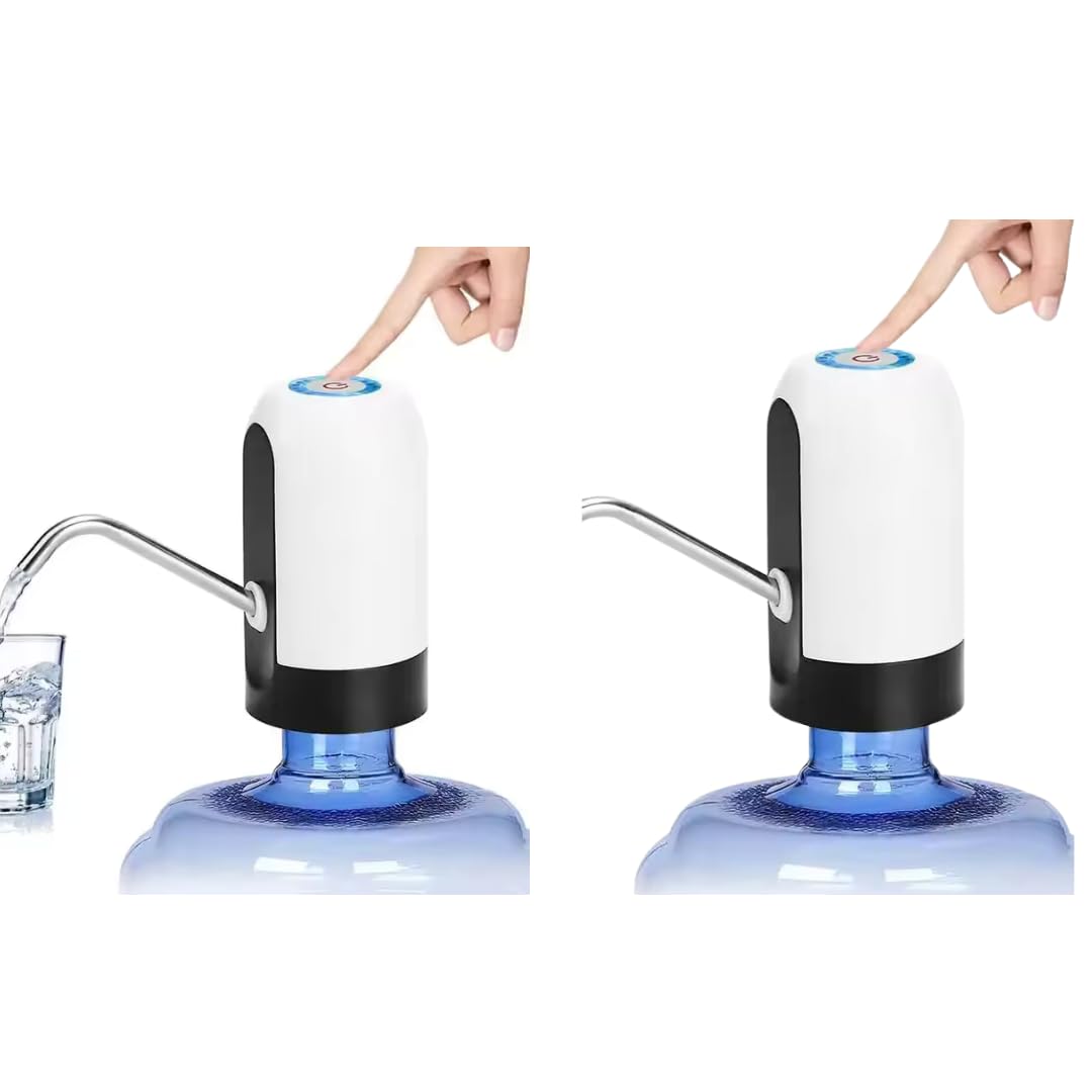 Automatic Wireless Water Can Dispenser Pump for 20 Litre Bottle Can, White/Black (Pack of 2) (B0DDJHPSYH) Amazon Price History, Amazon Price Tracker