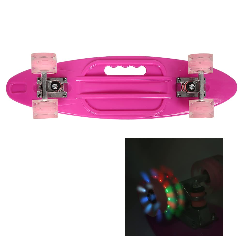 Longboards Komplett Skateboard Kinder Longboard Erwachsene Skateboard Anfänger aus Ahorn für Mädchen Junge Teenager Männer Frauen Kinder Erwachsene Anfänger, Keine Montage Erforderlich