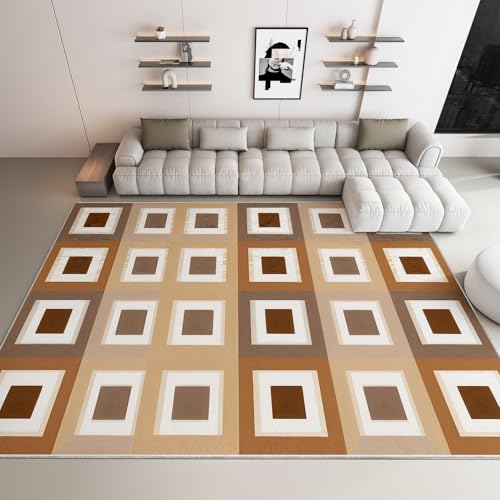 Tapis de sol doux marron pour réchauffer l'ambiance de votre chambre - 3