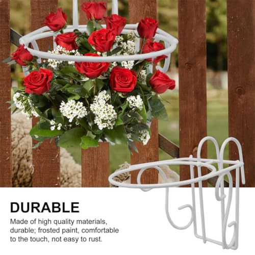 Soporte colgante para macetas estilo simple para decorar balcones 4