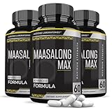Justified Laboratories (3 Pack Maasalong Max 1600MG Advanced Men's Health Masalong Formula 180 Capsules