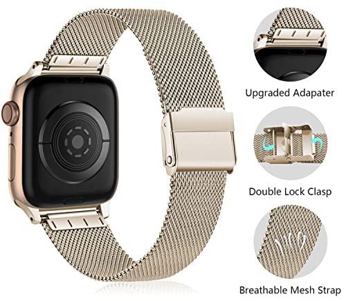 Wepro Straps Compatible with Apple Watch Strap 41mm 40mm 38mm 42mm for Women/Men - Image 2