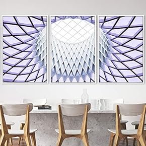 signwin 3 Piece Framed Canvas Wall Art Abstract...