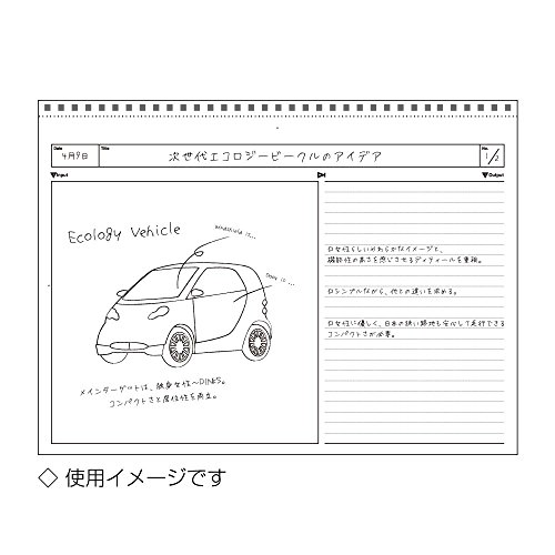 Carnet de notes Apika Figurare concept intellect flow au format A4 pour schémas