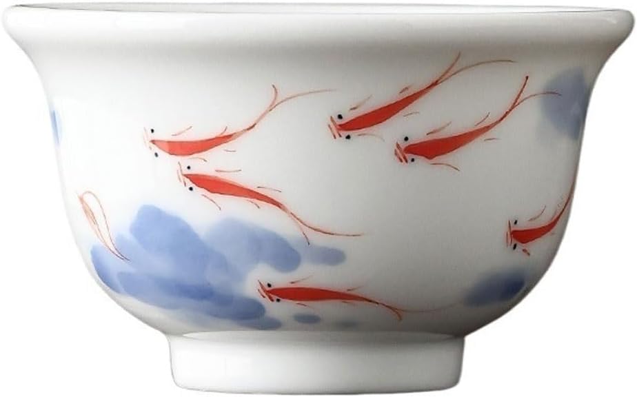 GSOUL Kungfu Tea cup Teahouse Tea Table Hand-painted Teacup Ceramic Host Cup Single Person Kung Fu Set Bowl Small Tea Cups