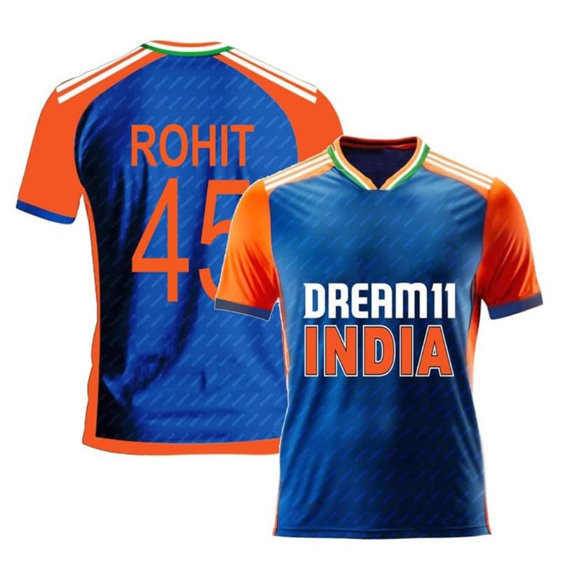 GenericInd Cricket Team T20 New Jersey 2024 for Kids & Boys