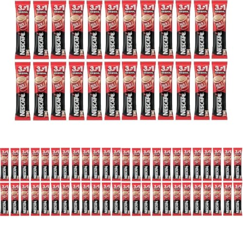 Image of Nescafe 3-in-1 Original Coffee Mix Sachets, Rich and Smooth Instant Coffee Premix, Each 17.5g X Pack of 72 Sticks (From Malaysia)