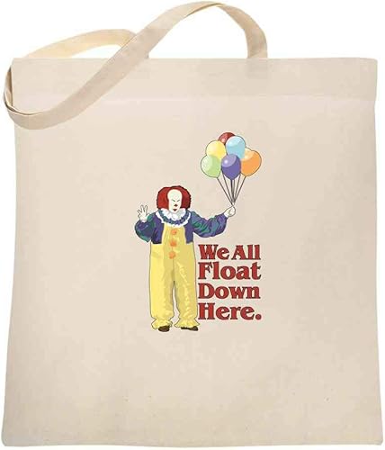 Pop Threads Clown Float Tote Bag for Adults Clown Float Tee Gifts Clown