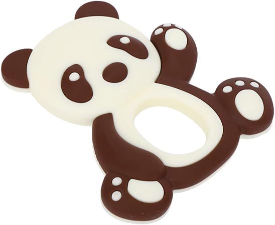 Amazon 赤ちゃんの歯が生える0 6ヶ月 歯が生えるおもちゃ高温消毒は赤ちゃんのための食品グレードのシリコーン材料を損傷するのは簡単ではありません 茶色 歯がため ベビー マタニティ 通販