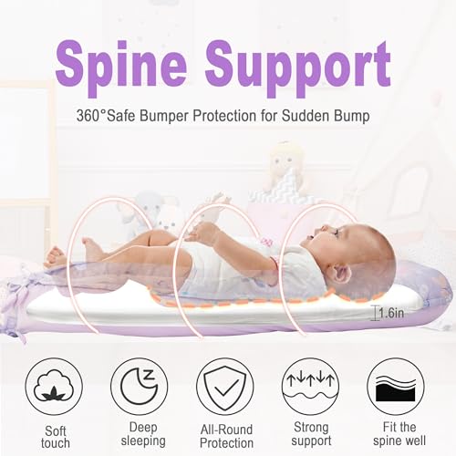 Image of Viviland Baby Lounger Snuggle Me Lounger Fits 0-24 Months Newborn Infant Babies, Butterfly