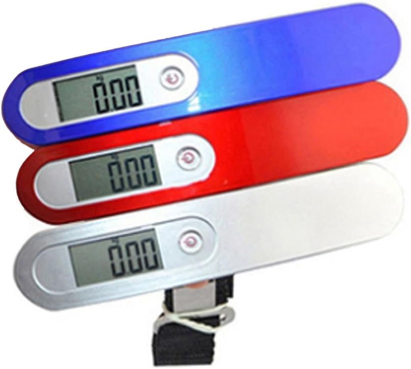 Portable Digital Hanging Luggage Scale, 110 Pounds, Pack of 1 (Blue)