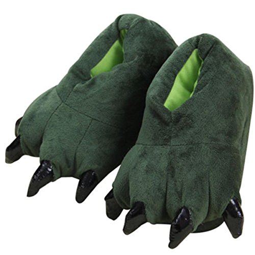 Zteng Peluche Unisex Pantofole Animal Costume Paw
