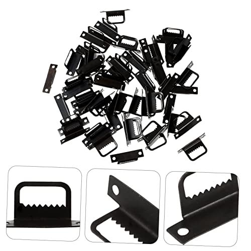 Image of L-Shaped Picture Frame Hangers 100pcs Hangers for Wall Decor - Hanging Hardware Set