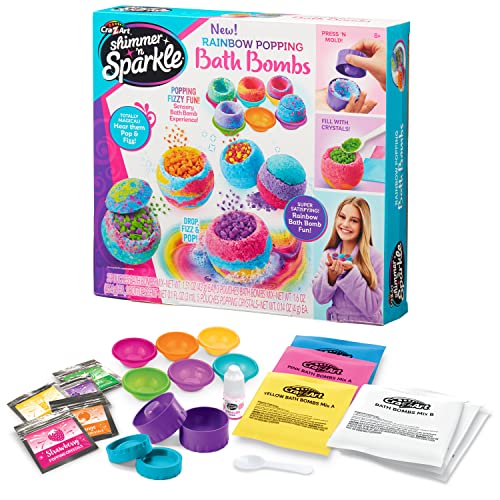 Cra-Z-Art 17345 Shimmer ‘N Sparkle Rainbow Popping Bath Bombs thumb #1