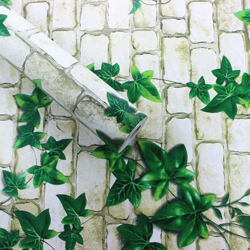Image of Classics Pattern Peel and Stick Home Wallpaper, PVC Self Adhesive Wall Decor Wallpaper for Living Room, Hall, Restaurant (300 cm x 45 cm) (Floral & Botanical)