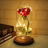 ♥ [Sorpresa por Ella / Él] Se puede abrir la cúpula de cristal, y puedes poner anillos, notas u otros objetos pequeños y significativos dentro, absolutamente una idea perfecta para la sorpresa.
