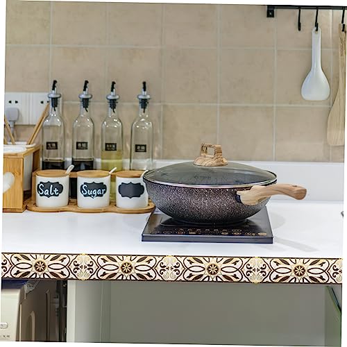 OSALADI 5 Rolos Rodapé Descasque e Cole o Papel De Parede Da Borda Descasque e Cole Decalque De Bord