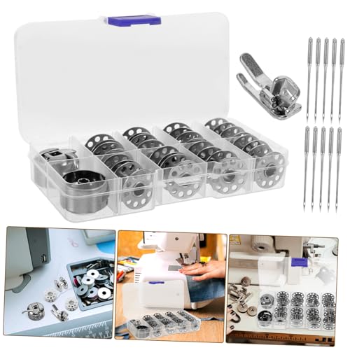 Bobines de fil pour machine à coudre avec boîtier portable de couture