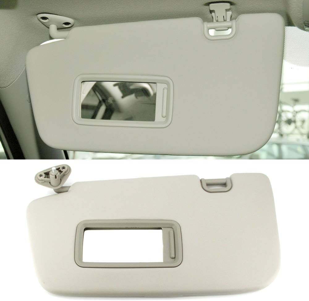 Sonnenblende Fahrerseite Grau - Für Subaru Impreza 2008-2014 - Mit Kosmetikspiegel