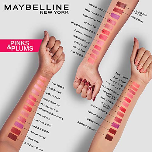 Image of Maybelline New York Color Sensational Creamy Matte Lipstick, 665 Lust Blush, 3.9g