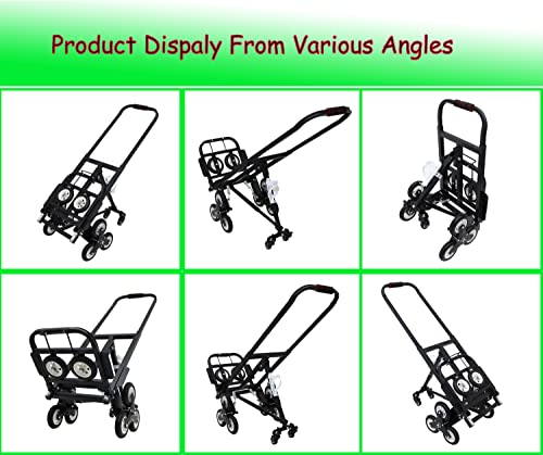 Carretilla portátil plegable para escaleras 420 lbs capacidad miniatura 4