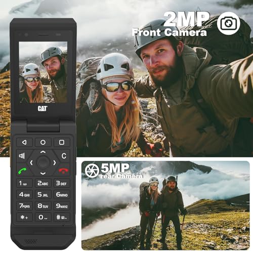 Unifone Q2805 Cat S22 Rugged Flip Phone (16Gb) 2.8 Inch Touchscreen Smart Cell Phone Android 11 thumb #3