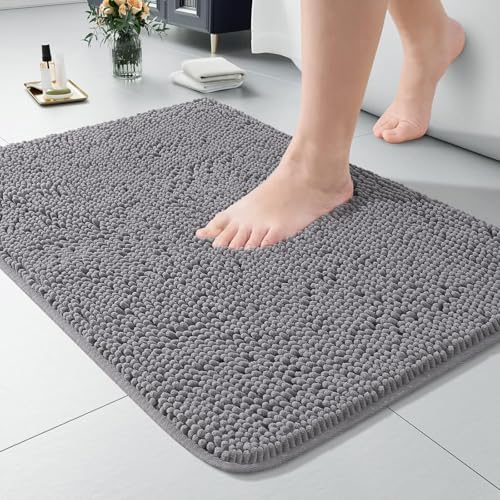 LOCHAS Luxury Bathroom Rug Shaggy Bath Mat 20 x 30