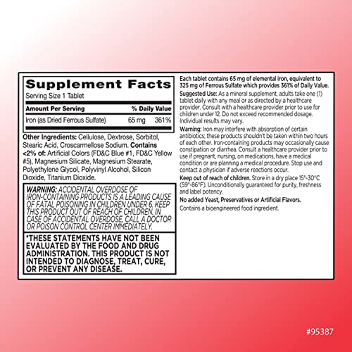 Quality Choice High Potency Iron Tablets