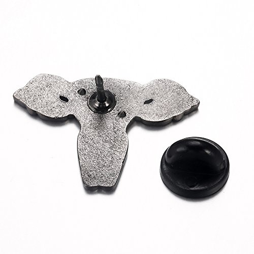 Image of GuDeKe Woemen Pin Feminist Uterus Balls Courage Brooch Cute Funny Pins Gifts Brooches
