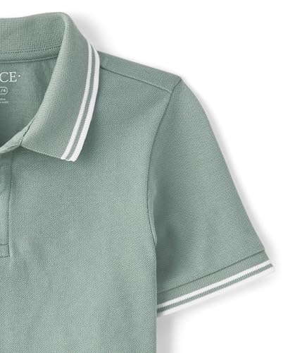 Image of The Children's Place Boys' Uniform Short Sleeve Pique Polo