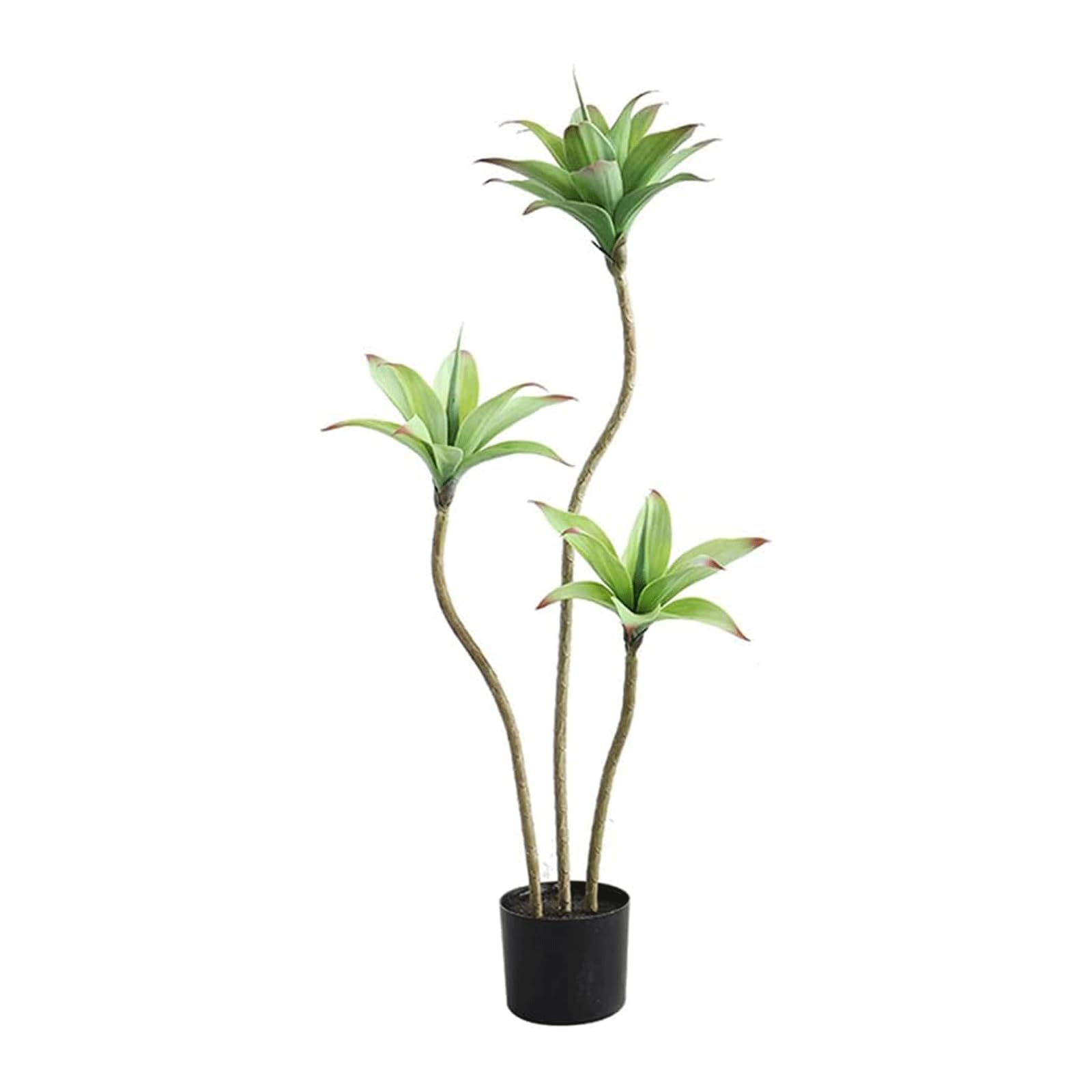 HCZKIUJY 130cm/4.2ft Artificial Trees Water Lily Fake Tree Floor Decor Artificial Plant Living Room Indoor and Outdoor Faux Plant