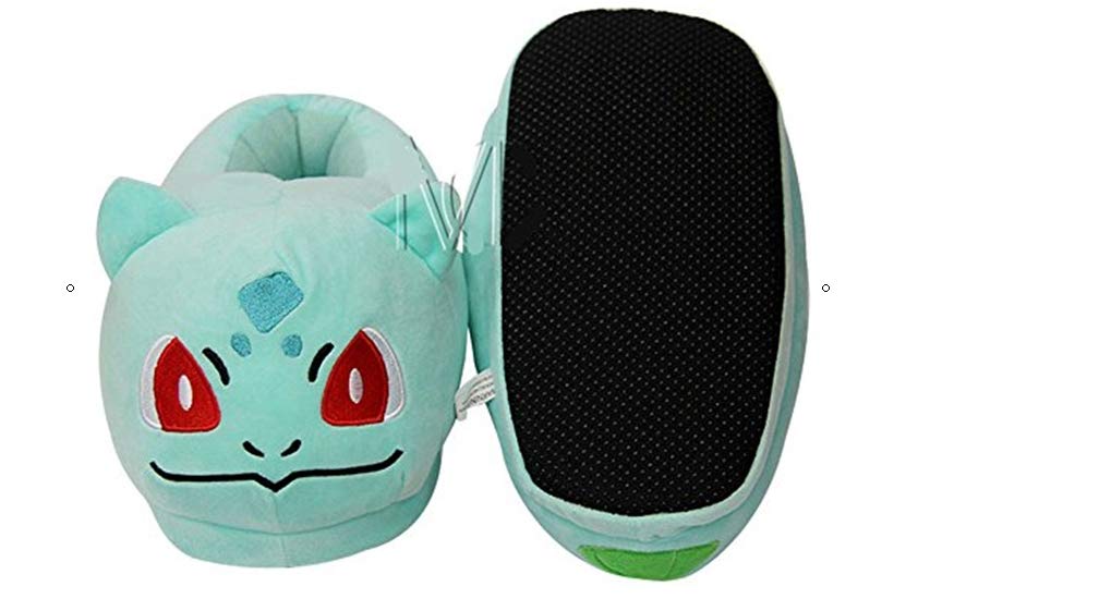 Bulbasaur Kids Toddler Plush Slipper Blue
