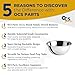 OCS Parts 8 Quart Mixing Bowls | Set of 2 | 13.25-Inch Stainless Steel Professional Grade Flat Base Mixing Bowls for Home and Commercial Kitchens