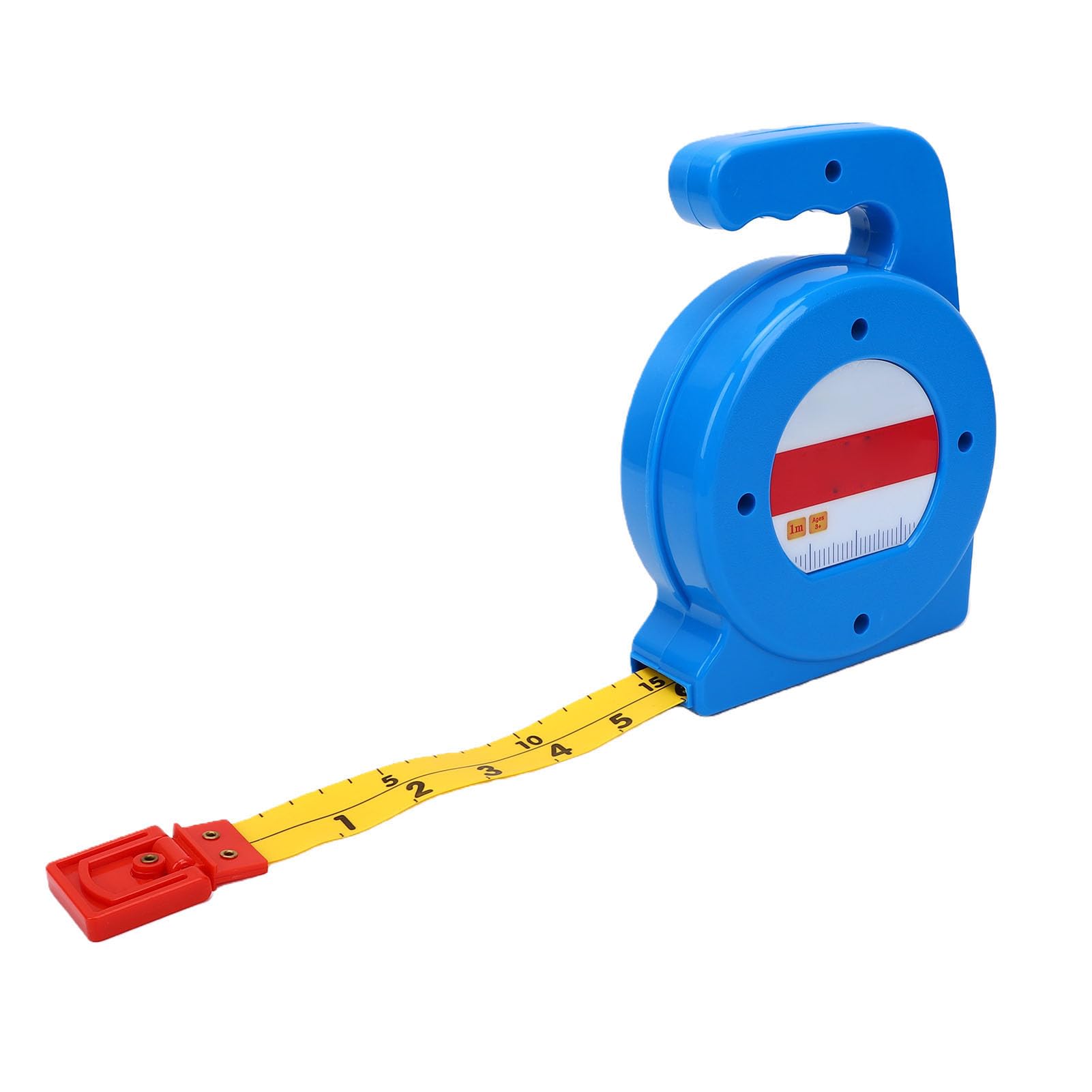 Cinta métrica para niños, cinta métrica retráctil con mango ergonómico de 100cm para medición artesanal de estudio de matemáticas