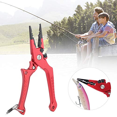 Vistangenset, scherpe rand antislip arbeidsbesparende veerlager vistang Comfortabel handgevoel om te vissen(rood) - Image 4