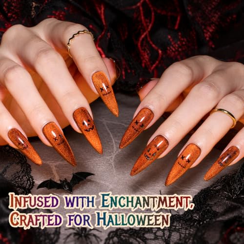 Image of Beetles Halloween Box Cat Eye Gel Nail Polish Set, Witch Potion 6 Colors