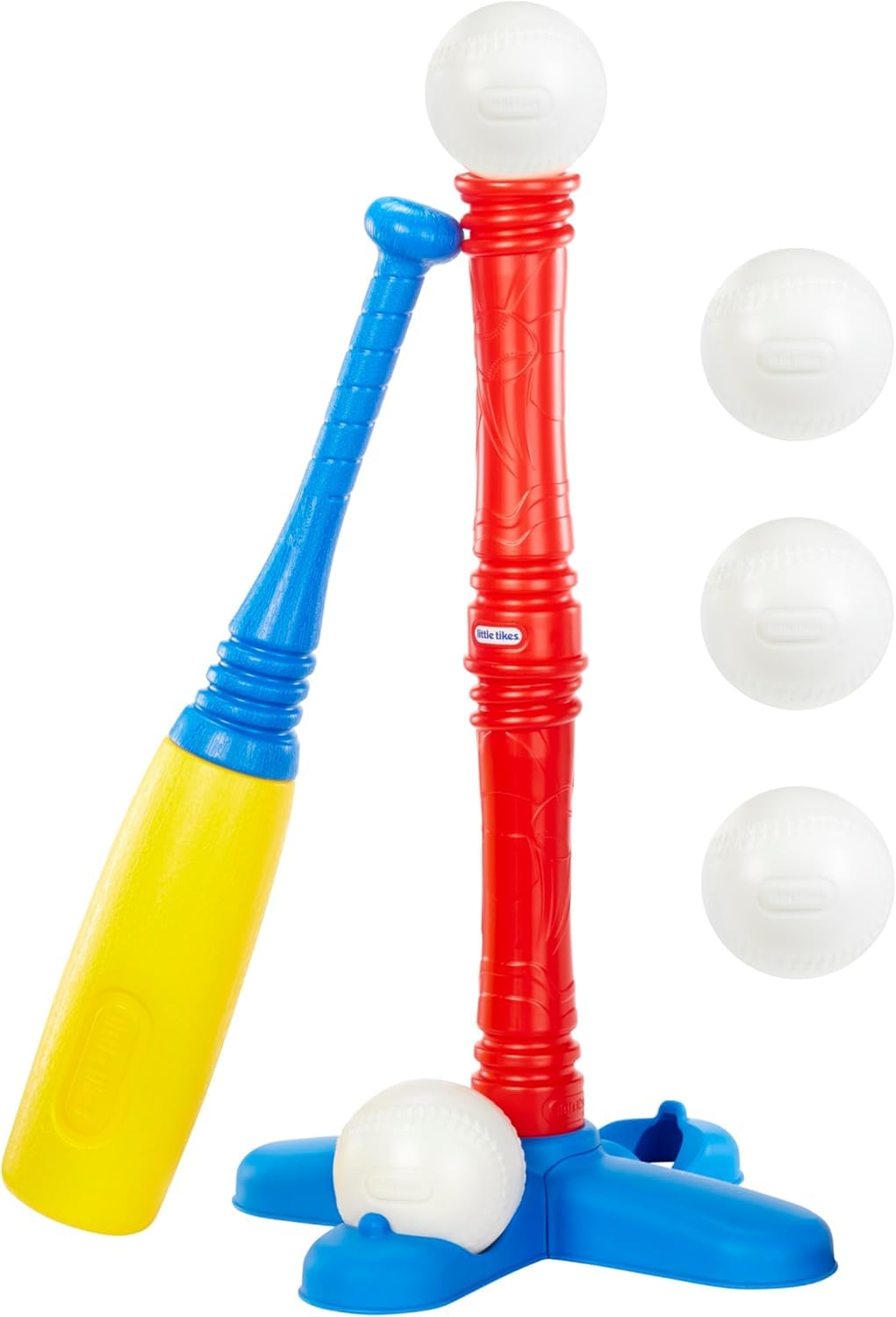 Little Tikes T-Ball Set, Red, 5 Balls, for Toddlers Ages 18+ Months - Amazon Exclusive