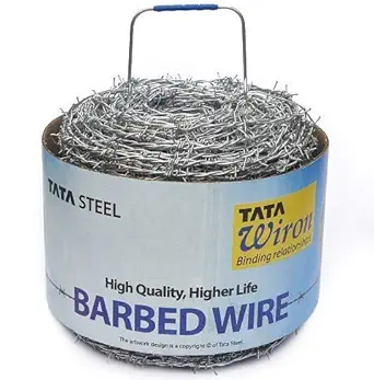 Tata Barbed Wire, Barbed Wire for Fencing Approx Length 300 Meters (1000 Feets), Weight 26 kgs (Kanta Tar)