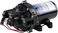 Vista 9 de Everflo EF7000-BOX - Bomba de diafragma de 12 V, 7,0 GPM - Puertos FNPT de 1/2 pulgada, Negra